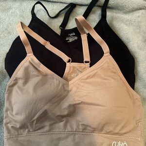 Ryka Sports Bras - Black and Tan